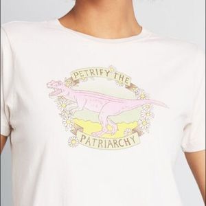 Feminist dinosaur ModCloth shirt